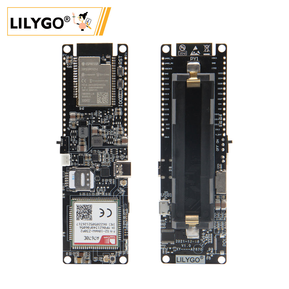 Esp32 Wifi Bluetooth Module - LILYGO® TTGO T-A7670G/E/SA R2 4G modulo