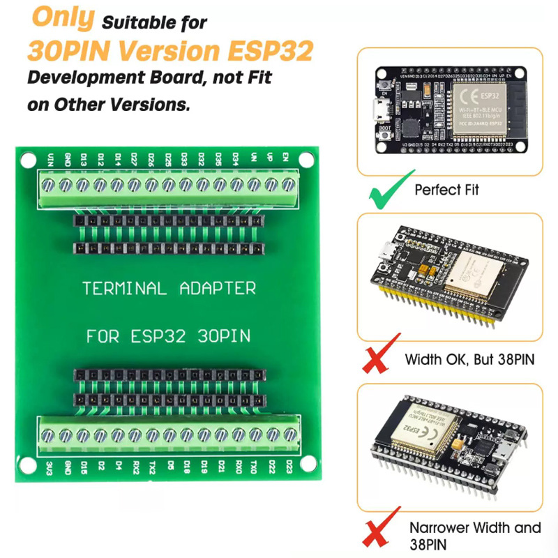 Esp32 Devkit - Scheda di sviluppo ESP32 NodeMCU-32S ESP32-32D