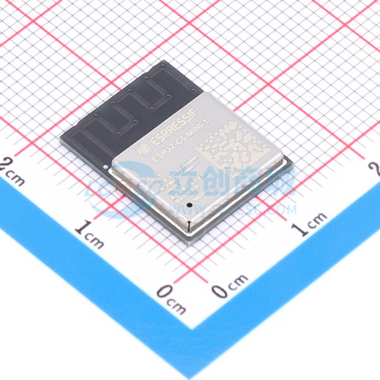 Esp32 C6 - 3 pezzi ESP32-C6-MINI-1-H4 SMD 16,6x13,2mm Modulo