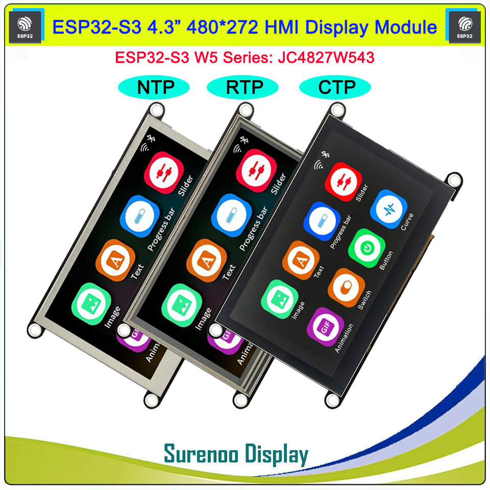 Esp32 P4 - Modulo Display LCD IPS da 4,3