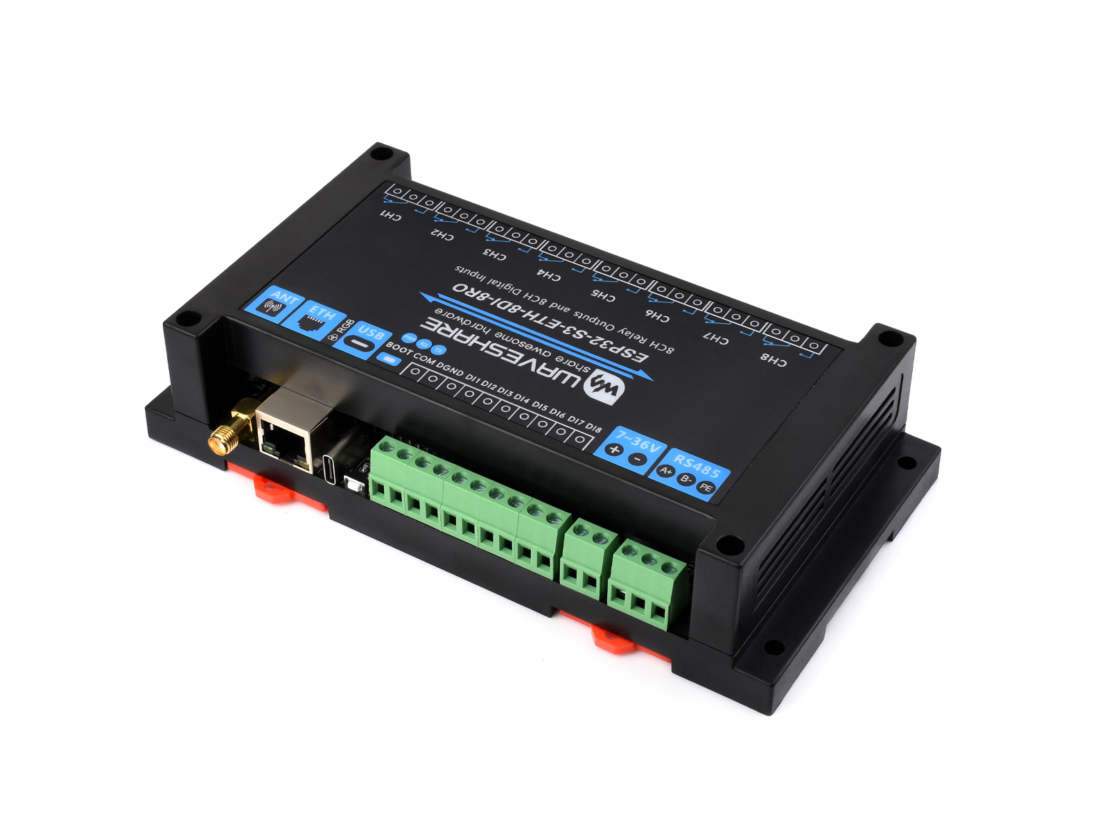 Waveshare Modulo relè WiFi ind - Esp32 S3 recensione e prezzo