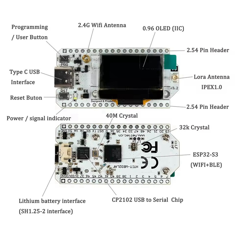 Heltec LoRa32 V3 863-928MHZ ES - Esp32 S3 recensione e prezzo